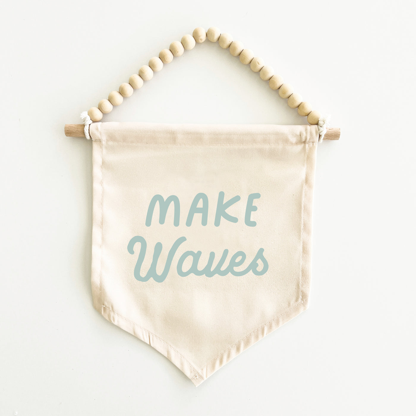 {Tidal Blue} Make Waves Hang Sign