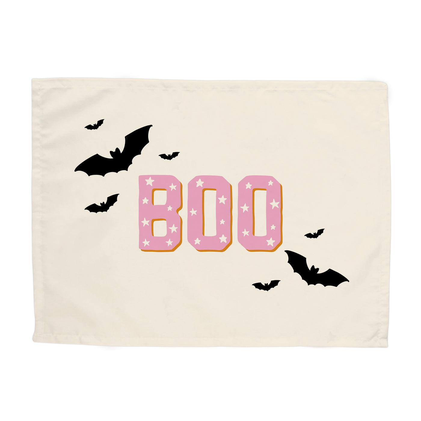 {Pink} Boo with Bats Banner