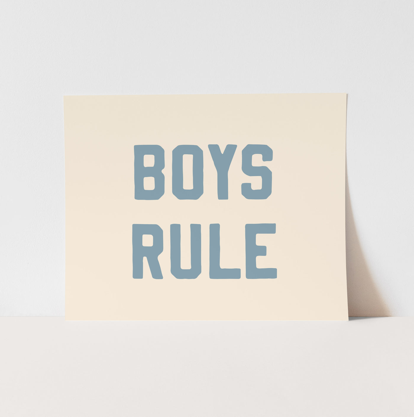 Art Print: Boys Rule