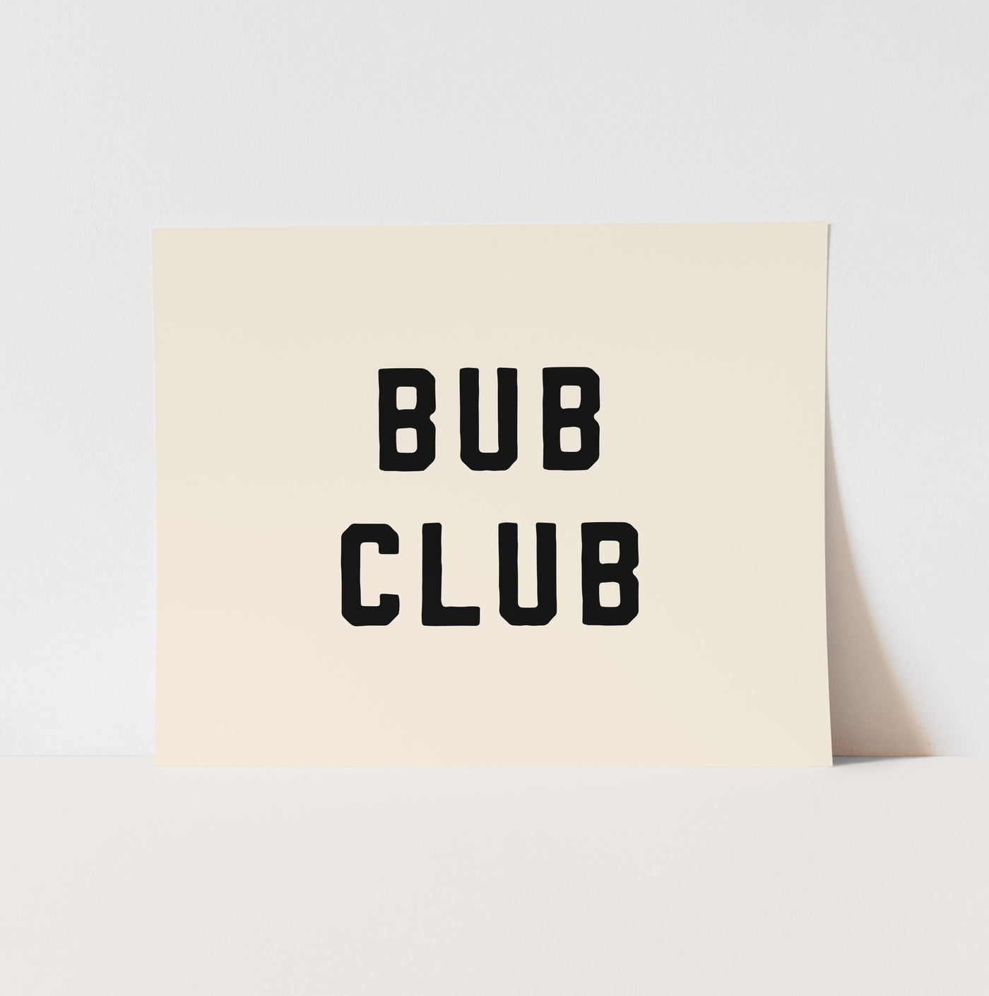 Art Print: Bub Club