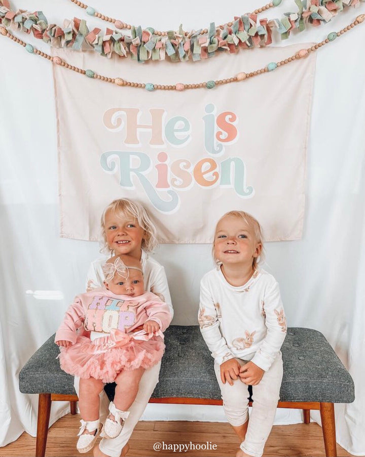 {Pastel} He is Risen Banner