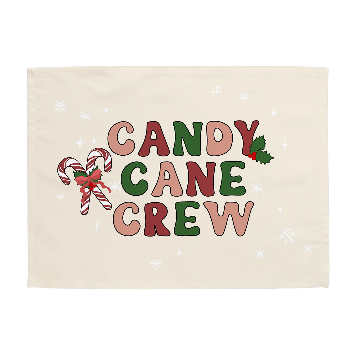 Candy Cane Crew Banner