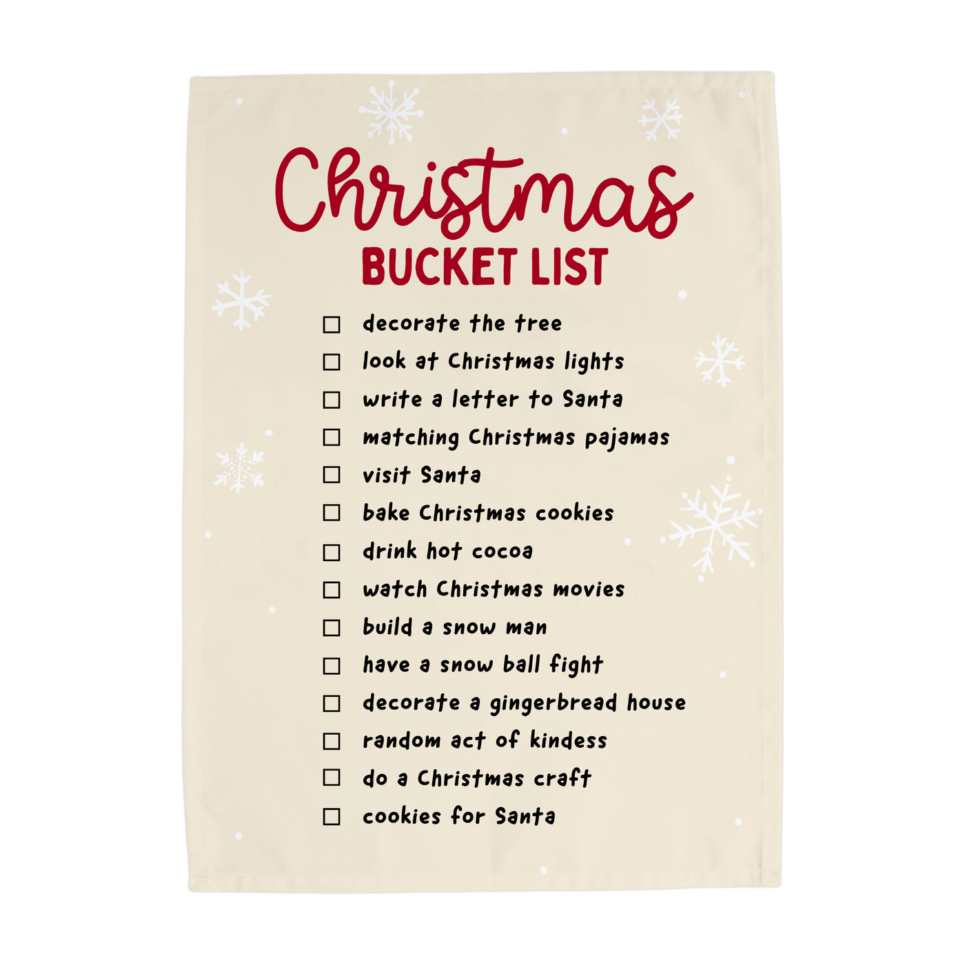 Christmas Bucket List Banner