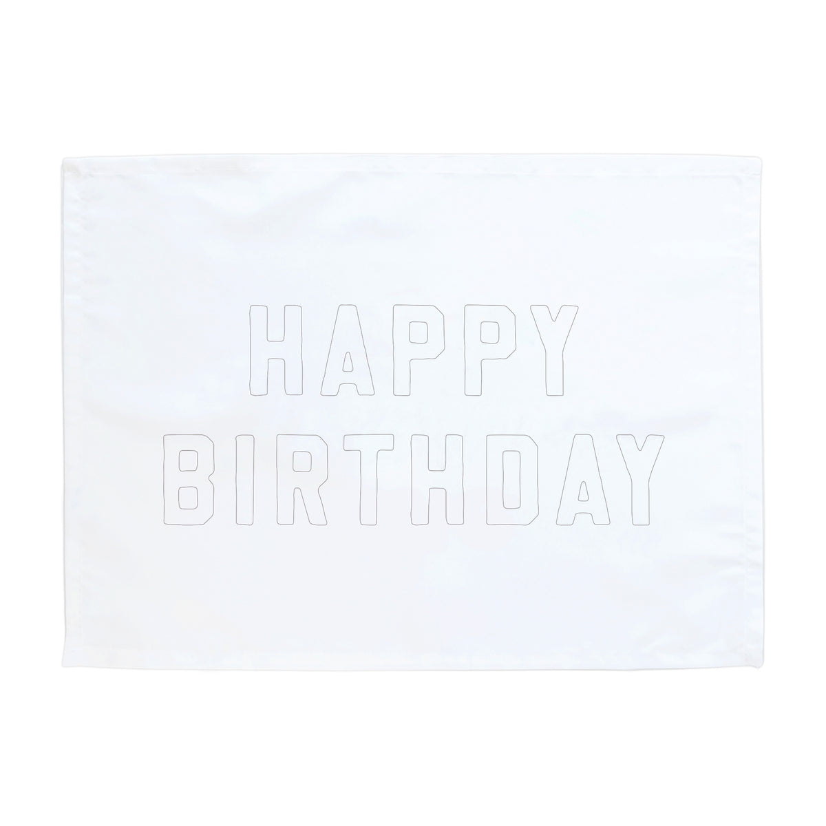 Color & Wash Happy Birthday Banner