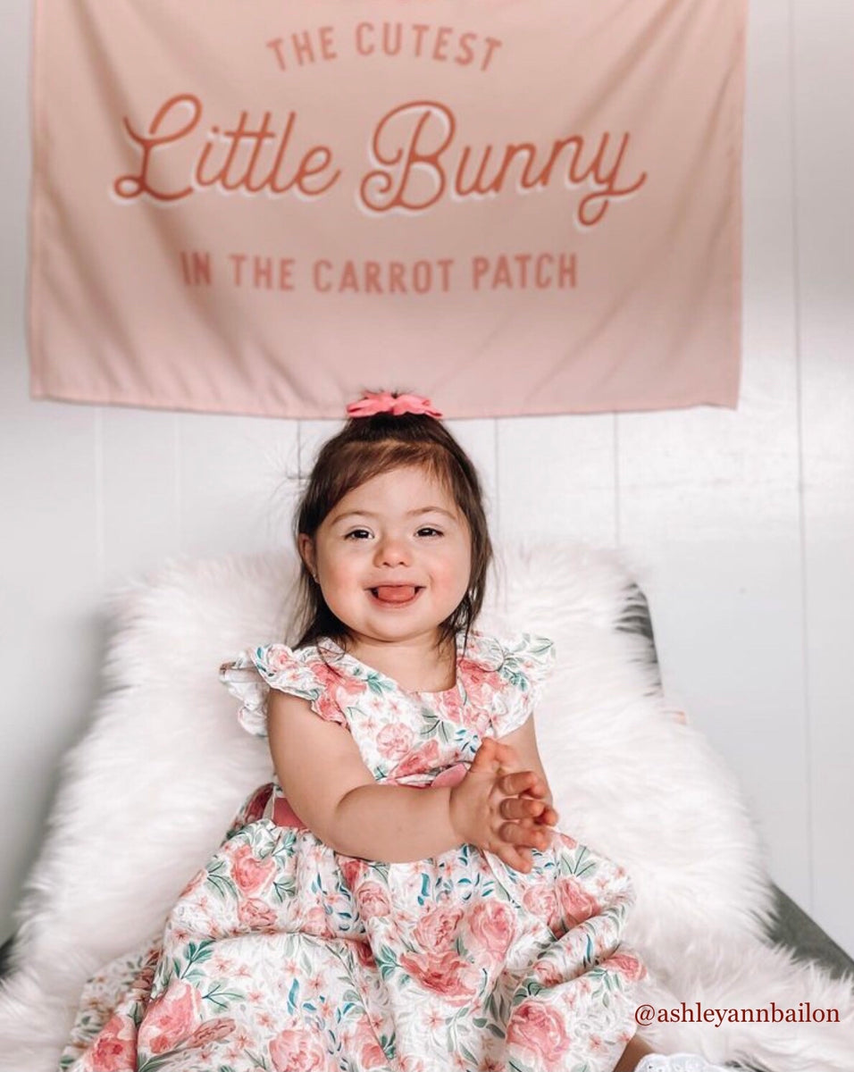 {Pink} Cutest Little Bunny in the Carrot Patch Banner