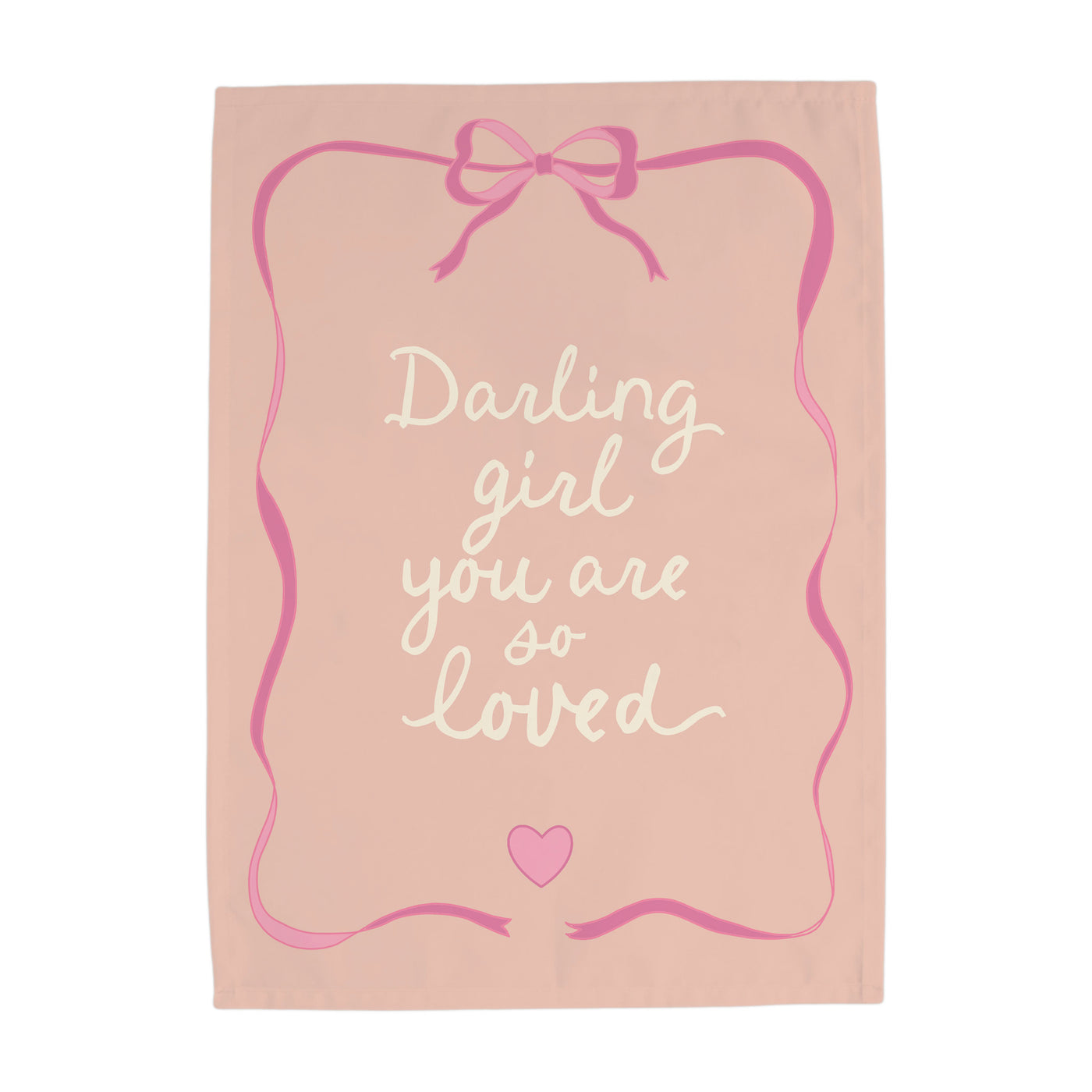 {Dark Pink} Darling Girl You Are So Loved Banner