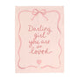 {Light Pink} Darling Girl You Are So Loved Banner