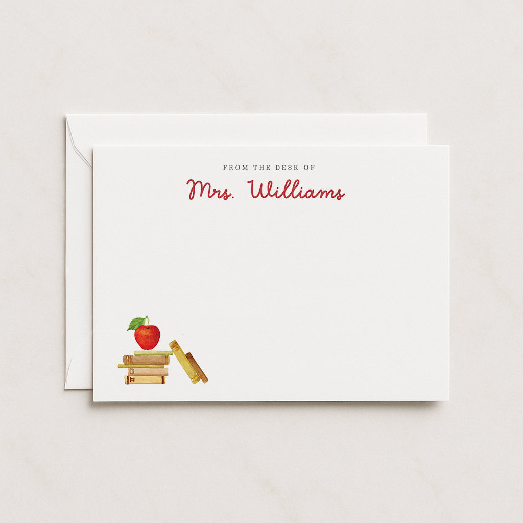 Teacher Flat Note Cards