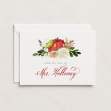 Teacher Flat Note Cards