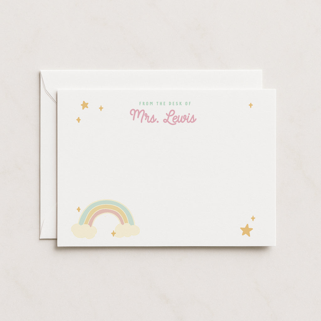 Teacher Flat Note Cards
