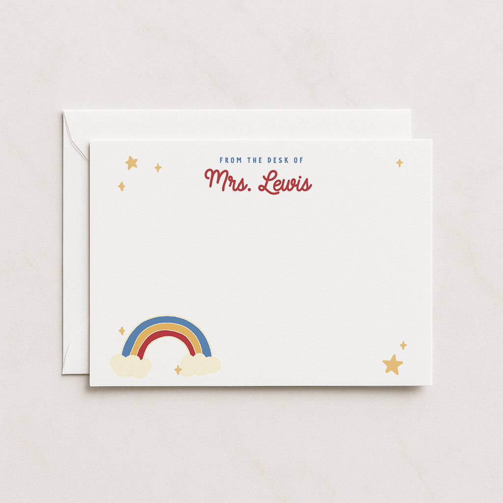 Teacher Flat Note Cards