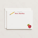 Teacher Flat Note Cards
