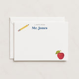 Teacher Flat Note Cards