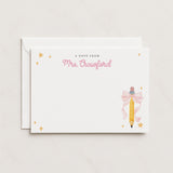 Teacher Flat Note Cards