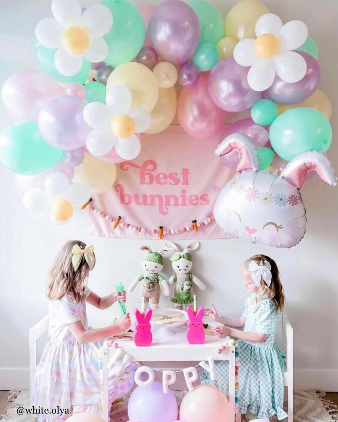 {Pink} Best Bunnies Banner
