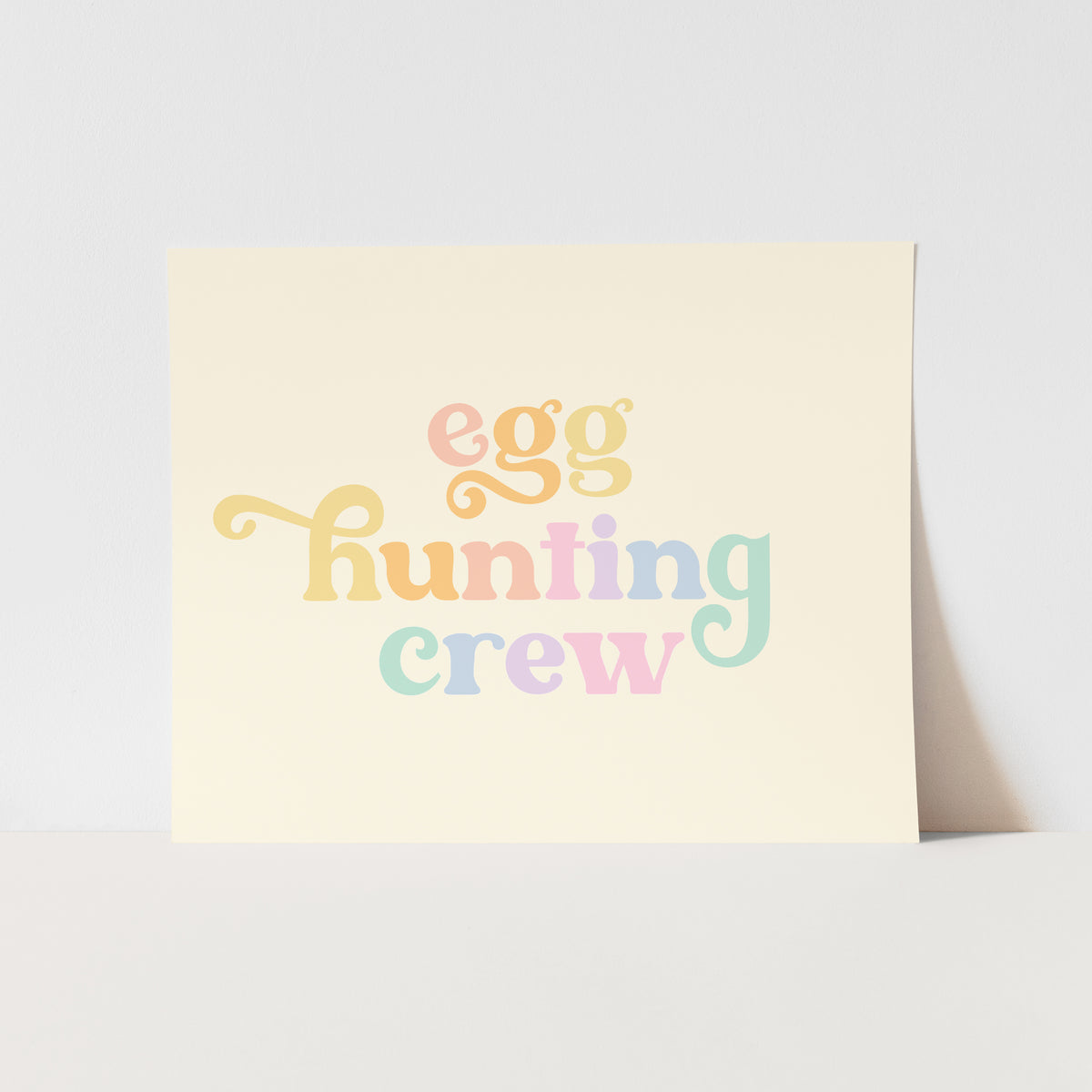 Egg Hunting Crew Art Print