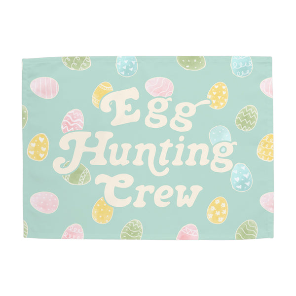 {Blue} Egg Hunting Crew Banner