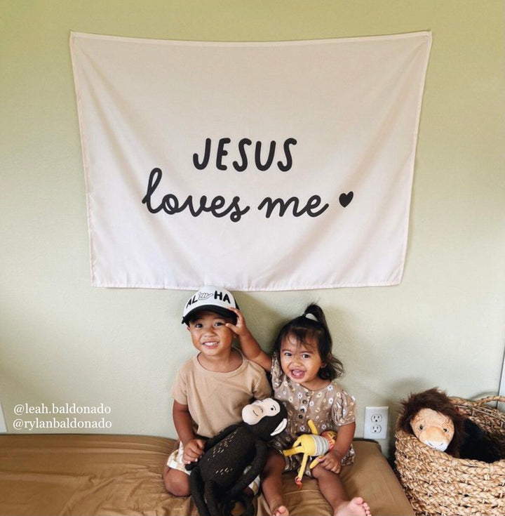 Jesus Loves Me Banner