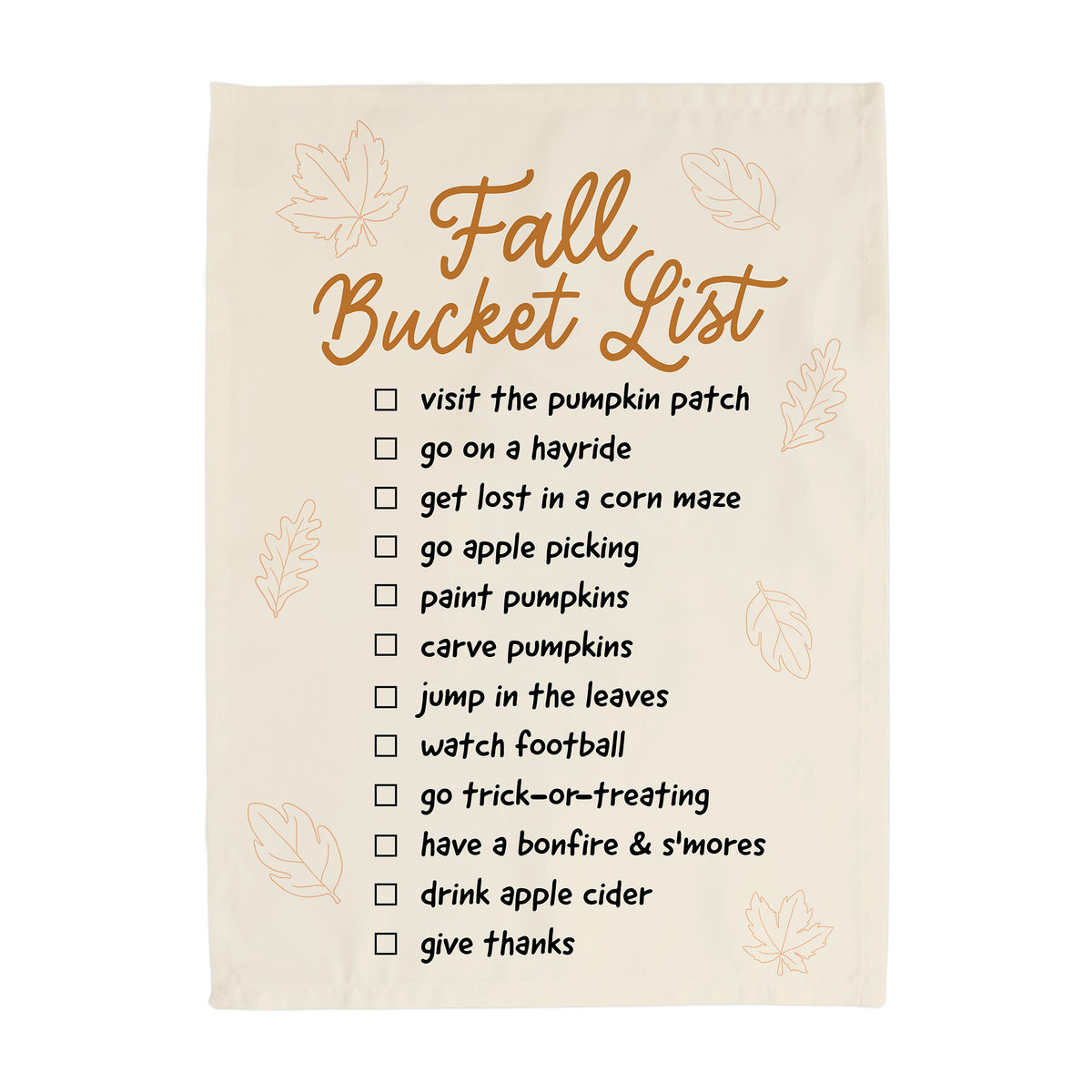 Fall Bucket List Banner