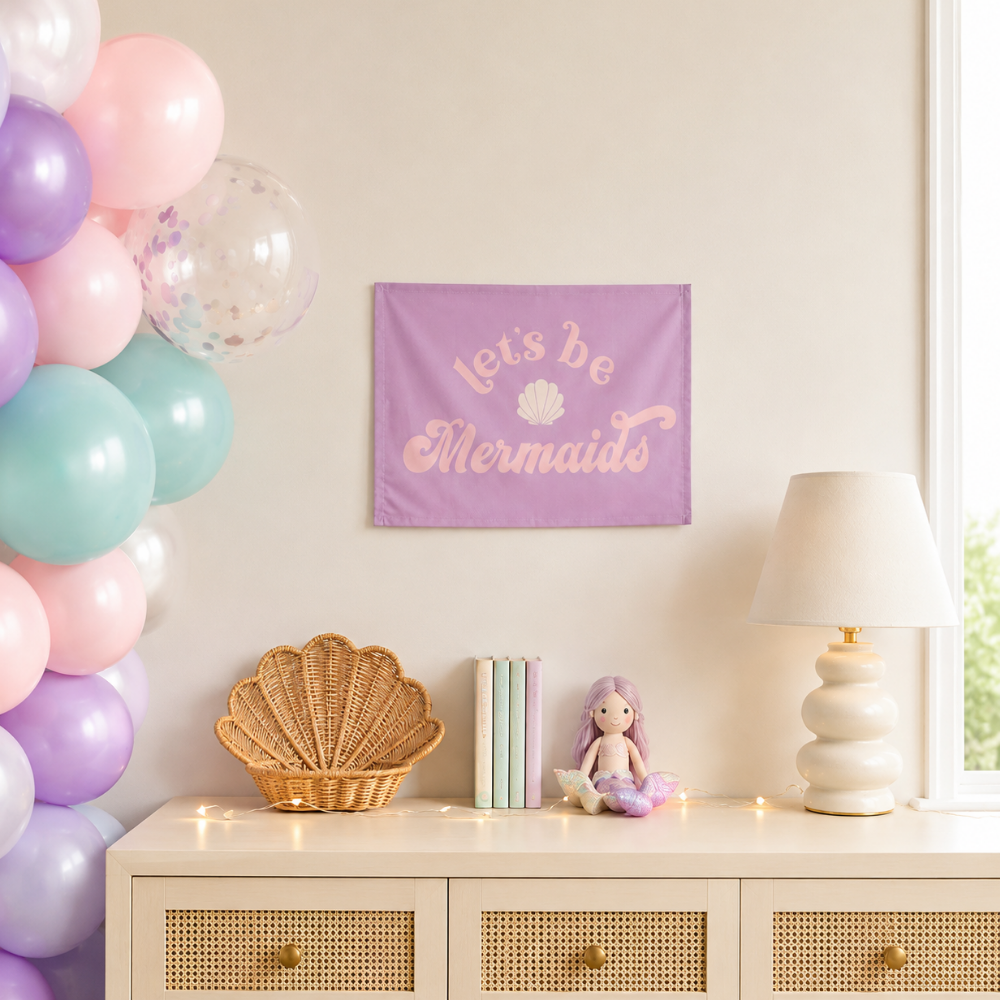 Let's Be Mermaids Banner