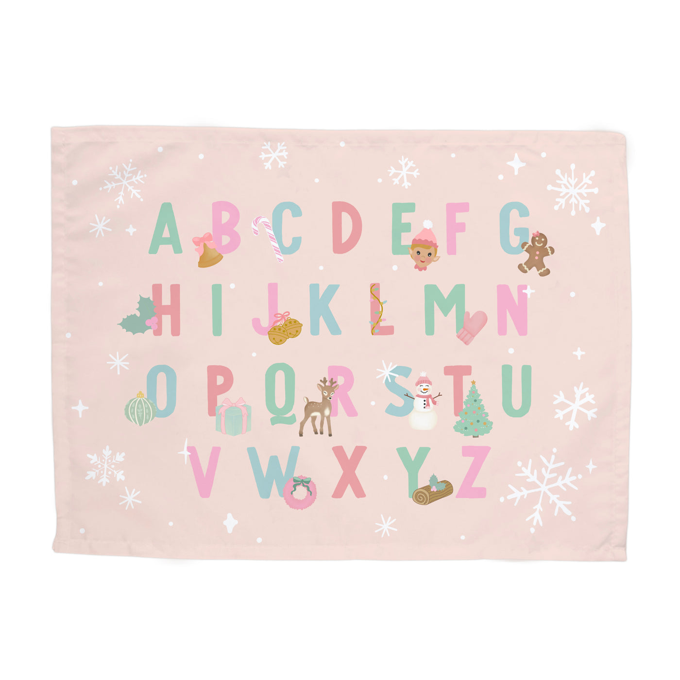 {Pink} Christmas Alphabet Banner©