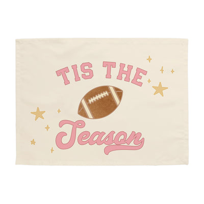{Pink} Football Tis The Season Banner