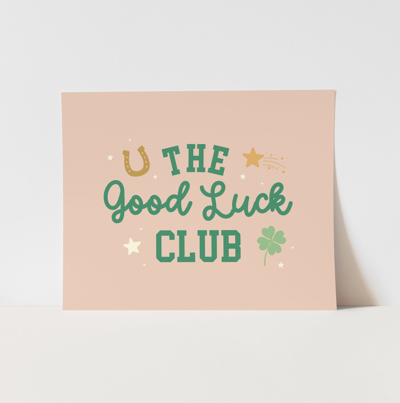 {Pink} The Good Luck Club Art Print