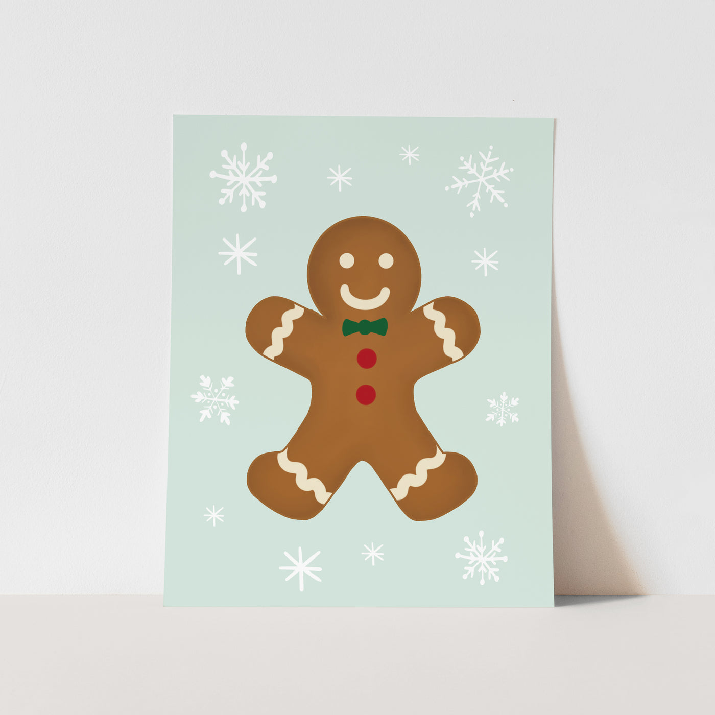 Art Print: {Green} Gingerbread