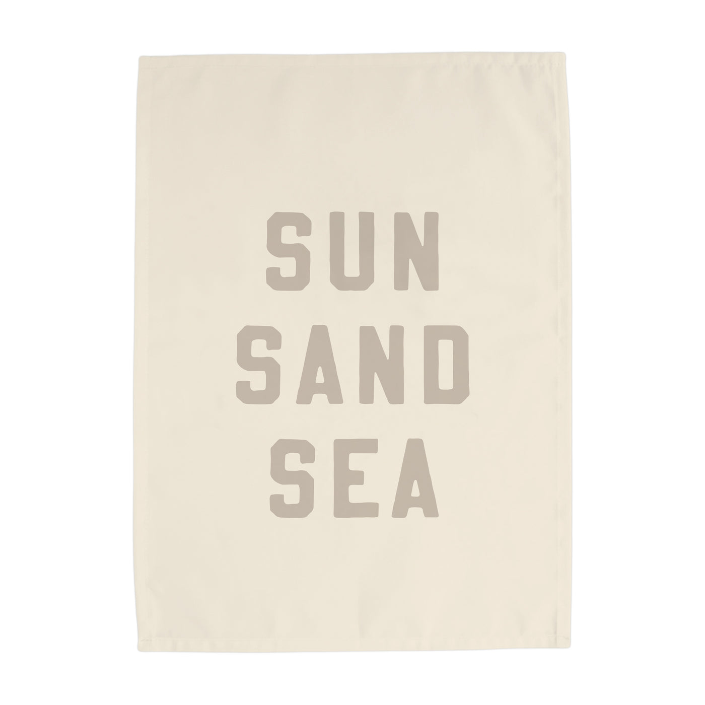 {Sand Grey} Sun Sand Sea Banner
