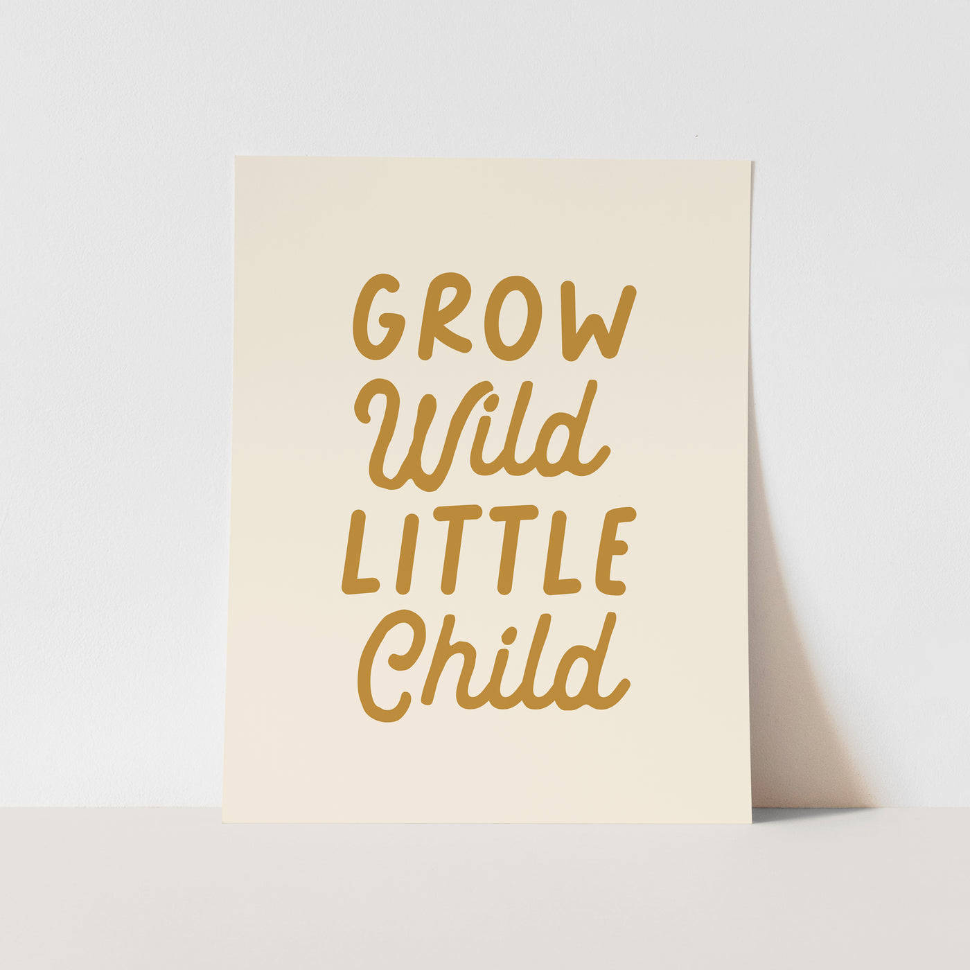Art Print: Grow Wild Little Child