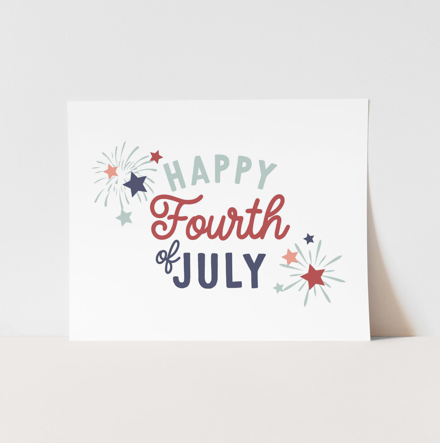 Art Print: Happy 4th of July