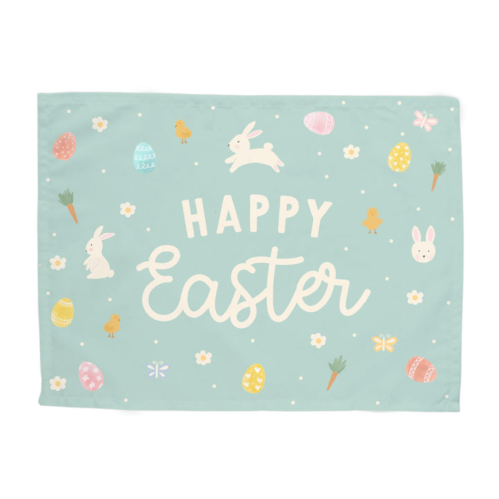 {Blue} Happy Easter Banner