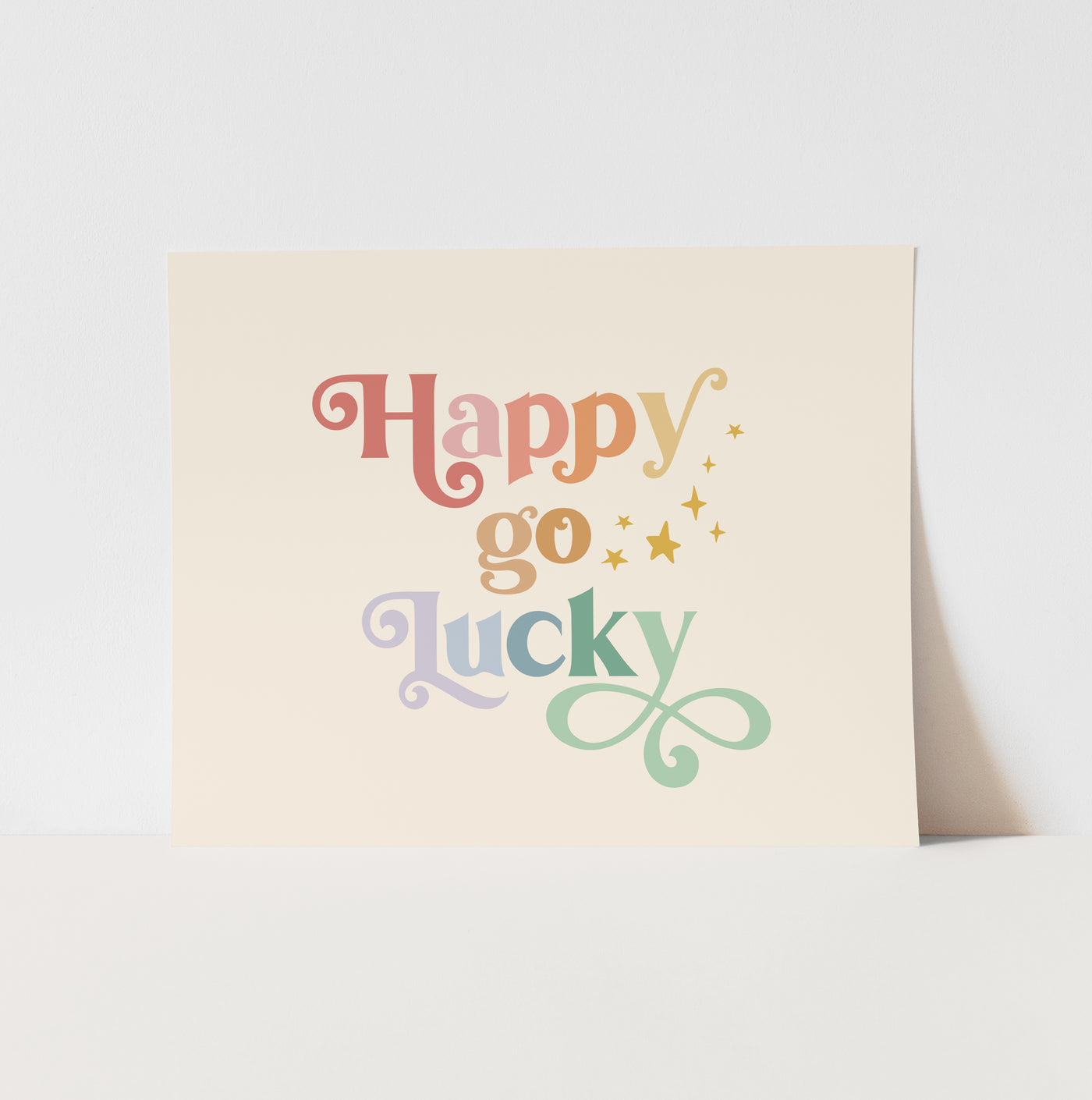 Art Print: Happy Go Lucky
