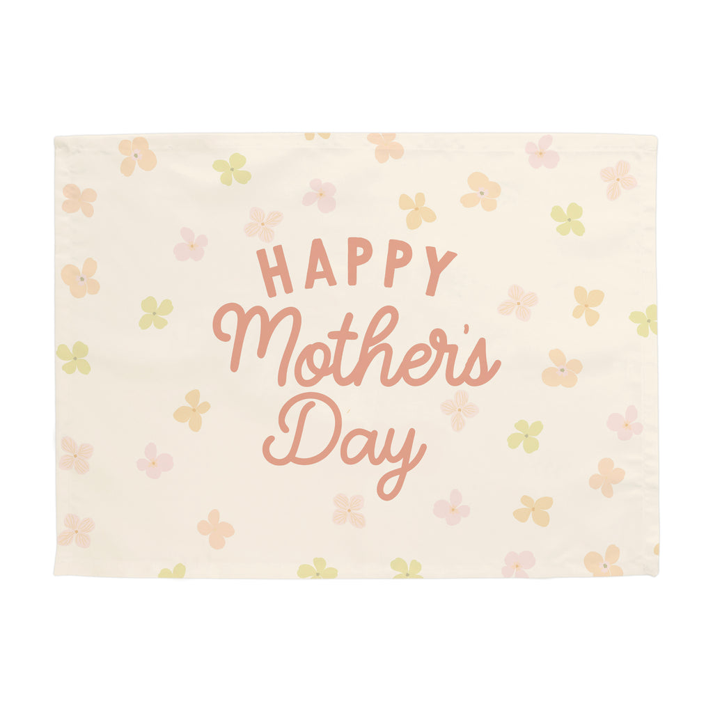 Floral Happy Mother's Day Banner