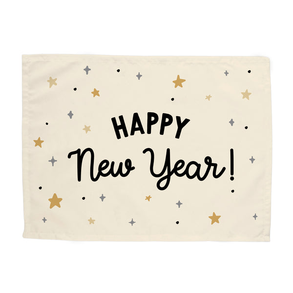 {Cream} Happy New Year Banner