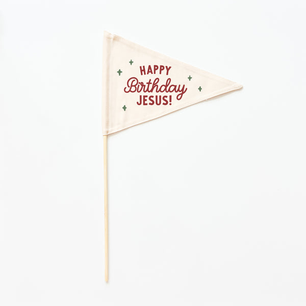 Happy Birthday Jesus Flag