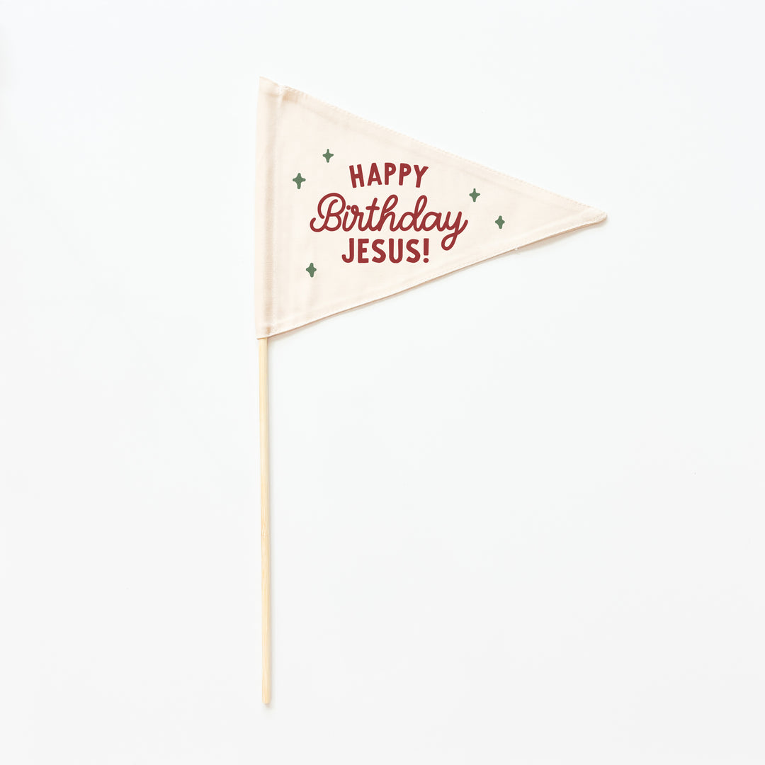 PRE-ORDER: Happy Birthday Jesus Flag