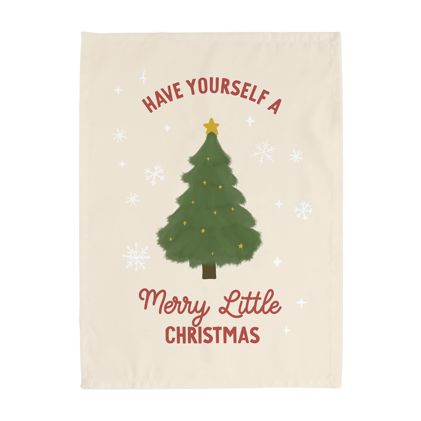 {Neutral} Have Yourself a Merry Little Christmas Vertical Banner