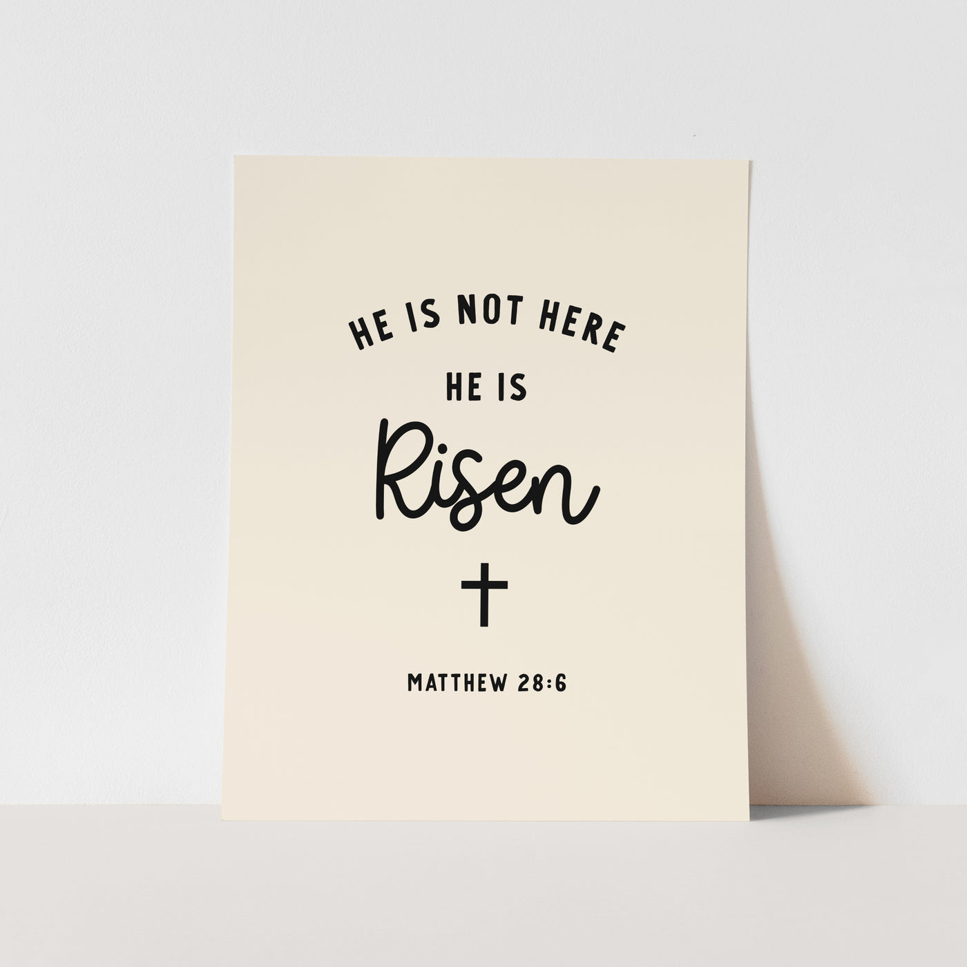 Art Print: He is not here, He is Risen