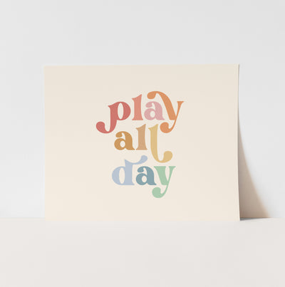 Art Print: Play All Day