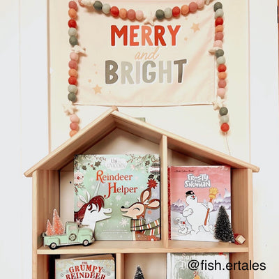 {Red + Green} Merry & Bright Banner
