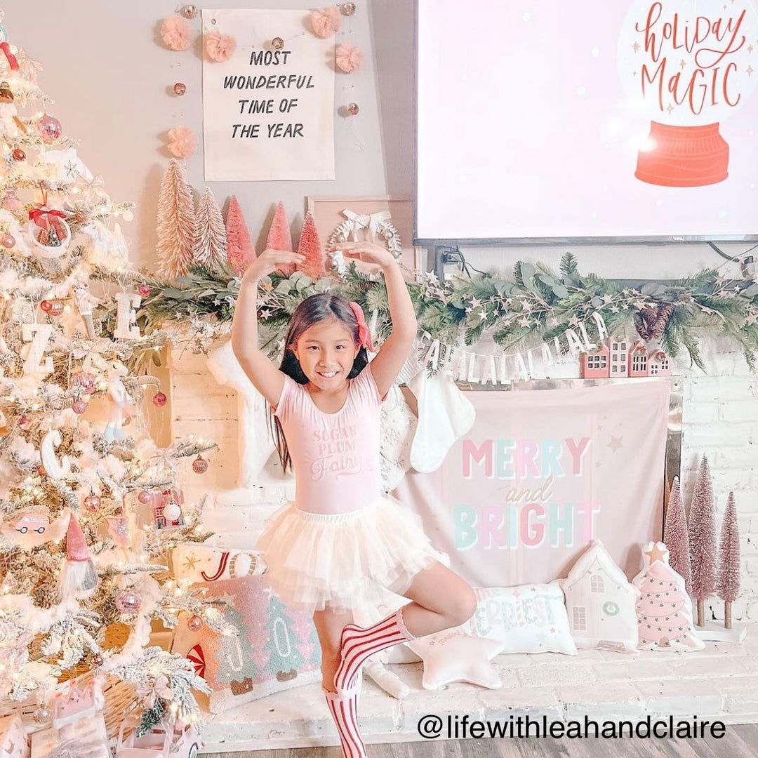 PRE-ORDER: {Pink + Blue} Merry & Bright Banner