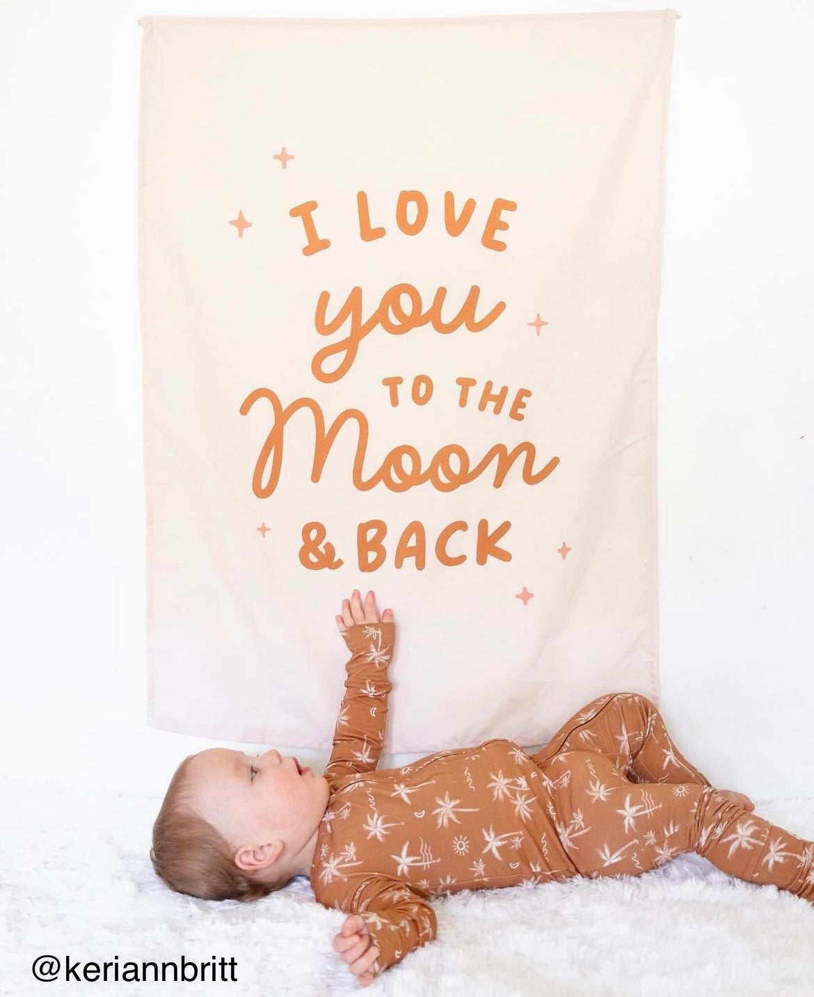 {Neutral} Love You To The Moon Banner