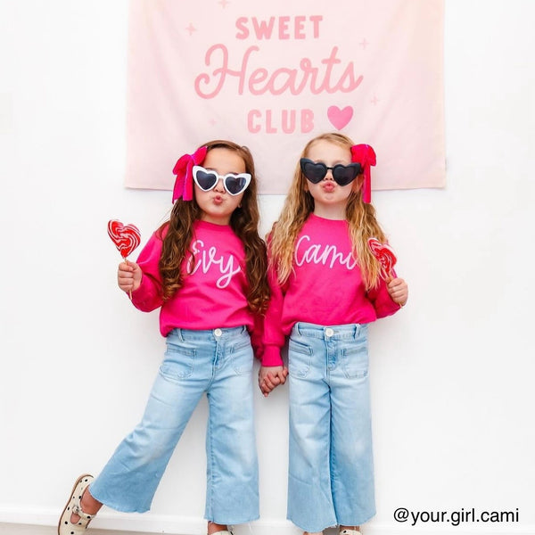 {Pink} Sweet Hearts Club Banner