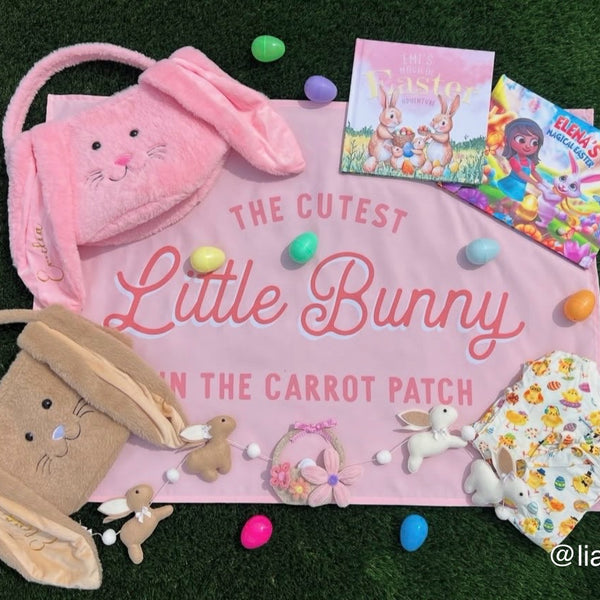 {Pink} Cutest Little Bunny in the Carrot Patch Banner