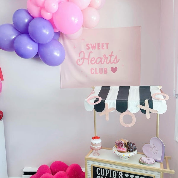 {Pink} Sweet Hearts Club Banner