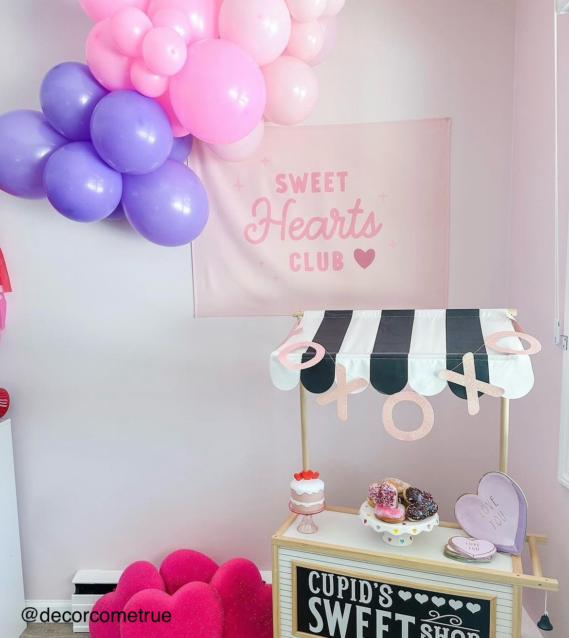 {Pink} Sweet Hearts Club Banner