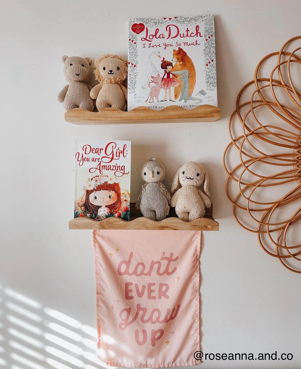 {Petal Pink} Don't Ever Grow Up Banner
