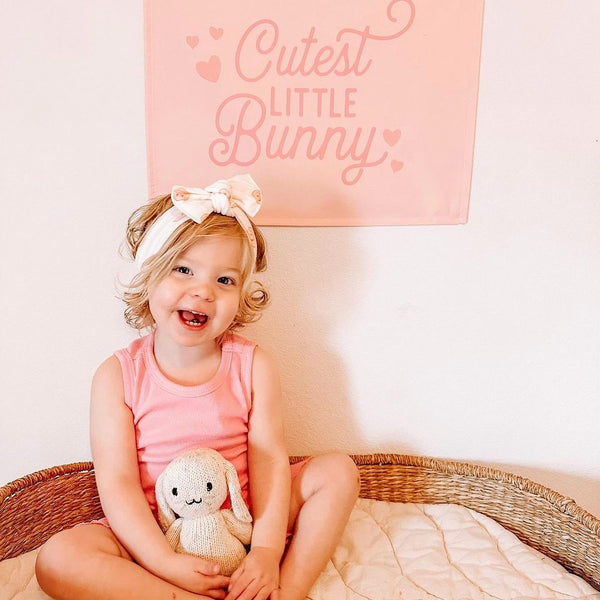 {Pink} Cutest Little Bunny Banner