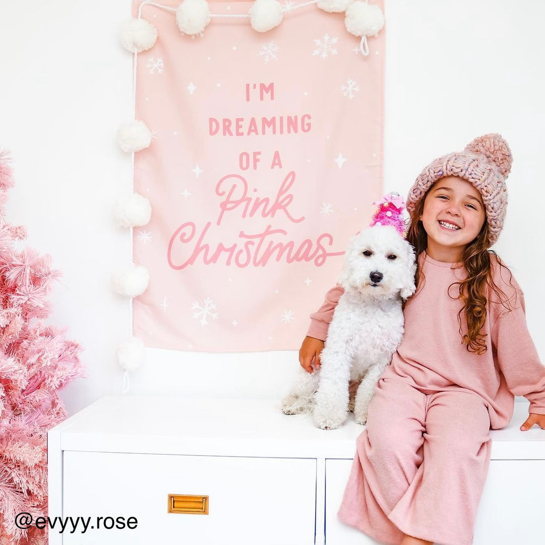 {Light Pink} I'm Dreaming of a Pink Christmas Banner©